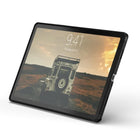 UAG Scout Rugged Case with Kickstand for Samsung Galaxy Tab A9+ - Black-Medical wipe compatible. Asset tag window