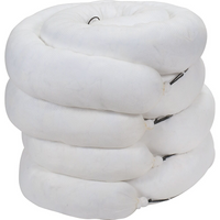 Zenith Safety Sorbent Booms - Oil Only, Oil Only, 10' L x 8" W, 70 Gal. Absorbancy, 4 /Pack - 4 Pack-Absorbency/Pkg. 70 gal.