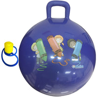 Bintiva - Ballon de saut Hippity Hop 18 po avec pompe à pied-Hippity hop encourage les enfants à faire de l'exercice et à renforcer leur corps, d'une manière agréable.