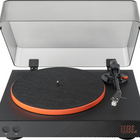 JBL Spinner BT Bluetooth Turntable - Black/Orange-Quickly pairs to your Bluetooth speakers or headphones for an instant connection to your record collection