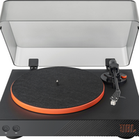 JBL Spinner BT Bluetooth Turntable - Black/Orange-Quickly pairs to your Bluetooth speakers or headphones for an instant connection to your record collection