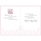 Rosedale 5-1/2" x 8"With Sincere Sympathy To You And Your Family Greeting Cards And Envelopes, 12 Pack (17569)-Card shop quality greeting cards