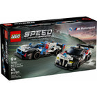LEGO Speed Champions BMW M4 GT3 & BMW M Hybrid V8 Race Cars-LEGO Speed Champions double pack with 2 BMW car toy vehicles