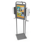 Copernicus Double Hand Sanitizer Station-Magnetic board to post instructions and
entry protocols