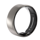 Ultrahuman Ring Air - Size 10 - Raw Titanium-With Ultrahuman Ring's advanced women's health features, track ovulation, cycles and pregnancy. Through multi-biomarker-based tracking for those looking to conceive, predict a 7-day fertile window and pinpoint ovulation with precision. Access cycle tracking combined with biomarker-based personalized guidance for every phase (Menstruation, Ovulation, Follicular, and Luteal). With Pregnancy Mode, expecting mothers get tailored pregnancy insights throughout each tri