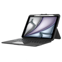 Targus VersaVu Bluetooth Keyboard Case for iPad (A16) 11-inch, iPad Air 11-inch (M3/M2), iPad Air 10.9-inch (5th and 4th gen.) and iPad Pro 11-inch (4th, 3rd, 2nd and 1st gen.)-Patented 360° rotation for seamless portrait/landscape viewing and integrated kickstand for multiple viewing angles