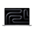Apple MacBook Pro 16" - M3 Pro - 18 GB - 512 GB SSD - Silver - English-Supercharged by M3 Pro: The Apple M3 Pro chip, with a 12-core CPU and 18-core GPU using hardware-accelerated ray tracing, delivers amazing performance for demanding workflows like manipulating gigapixel panoramas or compiling millions of lines of code