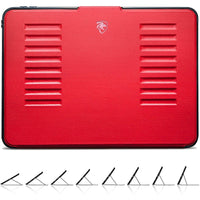 Zugu Muse Case for 10.2" iPad (2019 & 2020 & 2021) - Red-Magnetic Folio Case