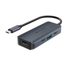 Hyper HyperDrive Next 4-in-1 USB-C Hub-Extended 4K, 60Hz monitor support for Mac, PC and Chromebook