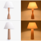 Decent Living 2-Piece Beech Table Lamp-Smooth Finish: Hand-sanded to achieve a sleek, smooth surface.