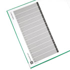 Bindertek - Cartable à 3 anneaux de 3 po de première qualité - vert sapin-Mécanisme des anneaux fixé à la couverture arrière pour plus de durabilité
