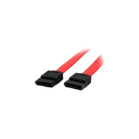 StarTech SATA12 12" Serial ATA/SAS Serial Cable-SATA (7 pin; Data) Receptacle connectors for an efficient connection