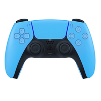 Sony PlayStation 5 DualSense Wireless Controller - Starlight Blue-Feel physically responsive feedback to your in-game actions with dual actuators which replace traditional rumble motors