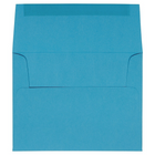 JAM Paper A2 Invitation Envelopes, 4.38 x 5.75, Brite Hue Blue Recycled, 250 Pack (WDBH600H)-Blank interior for personalized message
