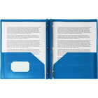 Staples Poly Report Cover - Blue-Letter size