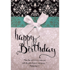 Rosedale 5-1/2" x 8" Happy Birthday with Bible Quote Greeting Cards And Envelopes, 6 Pack (19692)-Printed on premium uncoated card stock