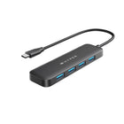 Hyper HyperDrive Next USB-C to 4 Port USB-A Hub-Effortless Setup without Software:  In just a few seconds, connect the hub to your device via USB-C to support existing USB-A devices