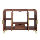 Modway Daylight 48" Single Sink Compatible Bathroom Vanity Cabinet - Walnut-Spacious Storage