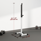 Soozier Adjustable Stable Power Squat Stand-12 adjustable levels on the tube the height can be adjusted between 41.3"-63" (105-160 cm) 