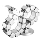 AnthroDesk Cable Management Spine - White-Weighted base for stability