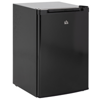 HOMCOM 3 cu ft  Compact Upright Mini Freezer with Reversible Single Door - Black-3 Cu.Ft. (85 L) capacity provides enough room for frozen food, drinks, and ice cream