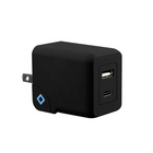 BlueDiamond 30W SmartCharge Fast Charger - 1x USB-C PD, 1x USB-A-Simultaneously, it provides power up to 12W over USB-A and 18W over USB-C PD for fast charging.