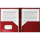 Staples Poly Report Cover - Red-Letter size