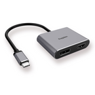 Kopplen USB- C to HDMI and DisplayPort Multi-Display Adapter-HDMI 2.0: Supports max resolution of 3840x2160/60Hz (4K x 2K). Up to 4k x 2k  at  60Hz when HDMI2.0 and DP1.4 ports are plugged in. Support Mirror / Extend and Split Mode, plug and play
