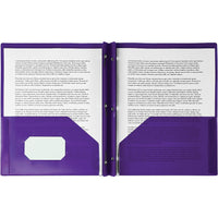 Staples Poly Report Cover - Purple-Letter size