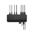 ALOGIC Dual 4K Display ThunderBolt 3 Docking Station with Power Delivery-One cable for power, video and data: The dock connects to your Thunderbolt 3.0 enabled laptop via just a single Thunderbolt cable to charge your laptop, transfer data (up to 40 Gbps), connect two monitors, Gigabit Ethernet and an audio device at the same time. Supports PD (Power Delivery) and can charge your laptop via the Thunderbolt 3.0 connection with up to 60W of power