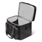 Champs Onyx Nylon Cooler Bag - Black-2 Interior mesh pockets