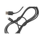 NXT Technologies 6 ft Braided Lightning to USB Cable - Black-Strain relief cable design keeps charging efficiency day after day. Tested to withstand up to 10000 bend cycles