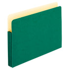 Pendaflex File Pocket - 3 1/2" Expansion - Legal - Green-Coated moisture-resistant paper for protection of file contents