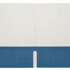 Staples Twin Pocket Portfolio - Letter Size - Light Blue-Holds up to 100 sheets of Letter Size paper (50 per pocket)