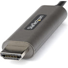 Startech UHD USB Type-C to 4K HDMI 2.0b Video Adapter Cable - 6' - Space Grey-6.6ft (2m) USB C or Thunderbolt 3 to HDMI 2.0b adapter cable supports Ultra HD (UHD) resolutions up to 4K 60Hz (3840x2160) with HDR10, 7.1ch Audio, HDCP 2.2/1.4, DisplayPort 1.4 Alt Mode HBR3, Backwards compatible with 1080p