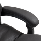 Vinsetto Executive Office Chair with Footrest and 6-Point Massage and Heat - Black-Use massage with a wired remote control