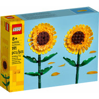 LEGO Sunflowers - 191 Pieces-Build a sunflower display – Create a display piece for any room with the colorful LEGO Sunflowers (40524) building kit. Includes 2 sunflower blooms with adjustable green stems and leaves