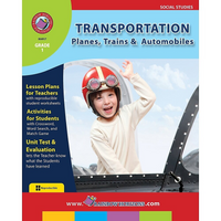 eBook: Transportation: Planes, Trains & Automobiles (PDF version - 1-User Download) - ISBN 978-1-55319-133-9 - Grade 1-You will receive two emails: one confirming your entire order, and one with a "Download Software" buttonYou can download immediately or return to your email to download later