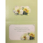 Rosedale 5-1/2" x 8" To You & Your Family Sympathy Flower Greeting Cards And Envelopes, 6 Pack (19933)-Card shop quality greeting cards