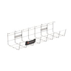ShoppingAll Under Desk Cable Management Mesh Tray -  White-Wide & Spacious Rack: Enjoy peace of mind with our 4.7 x 16.5 inch (120mm x 420mm) storage space that keeps cables and power strips out of sight for a clutter-free workspace