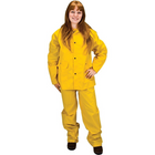 Zenith Safety Rz100 Rain Suit, Polyester/Pvc, X-Large, Yellow - 5 Pack-Colour: Yellow