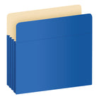 Pendaflex File Pocket - 3 1/2" Expansion - Legal - Blue-Durable red fiber material