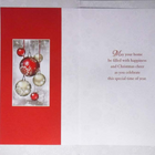 Rosedale General Christmas Greeting Cards/Envelopes - 5-1/2" x 8" - Christmas Ornaments - 12 Pack-Printed on premium uncoated paper