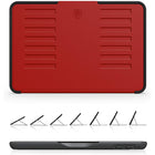 Zugu Alpha Case for iPad Air 10.9" (2020/2022) - Red-Compatible with A2316, A2324, A2325, A2072 10.9" iPad Air & A2228, A2231, A2068, A2230, A2301, A2459, A2460, A2377 11" iPad Pro