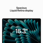 Apple MacBook Air 15.3" - M2 - 256 GB SSD - 8 GB Unified Memory - Silver - English-Go all day working on demanding tasks with up to 18 hours of battery life