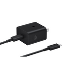Samsung Wall Charger 45W with USB-C Cable - Black-Super Fast Charging : Galaxy S10 5G, Galaxy Note10, Galaxy Z Fold2, Galaxy Z Flip3 & Later / Galaxy A90 5G, A80, A70, A52, A33, A23, A05, A15 & Later / Galaxy M31s, M51, M62, M23, M53, M14 & Later / Galaxy Tab S7 & Later; Super Fast Charging 2.0 : Galaxy Note 10+, Galaxy S20 Ultra, Galaxy S22+, Galaxy S22 Ultra, Galaxy S23+, Galaxy S23 Ultra, Galaxy S24+, Galaxy S24 Ultra / Galaxy Tab S7 & Later