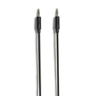 NXT Technologies 4 ft Braided Mini-phone Stereo 3.5mm Cable - Black-4' braided cable resists snags and tangles