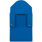 JAM Paper Plastic Business Card Case, Blue, 100 Pack (291618967B)-Portfolio flap: Round