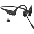 Shokz OpenComm2 Bluetooth Headset with USB-C Dongle -Crystal Clear Communication: Experience unmatched clarity in your conversations with our advanced dual noise-canceling microphones. Say goodbye to background noise and distractions, ensuring every word is heard loud and clear