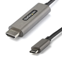 Startech UHD USB Type-C to 4K HDMI 2.0b Video Adapter Cable - 6' - Space Grey-Cable Length: 6.6 ft